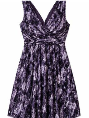 Trulli - Black, white & gray dress - flattering fit